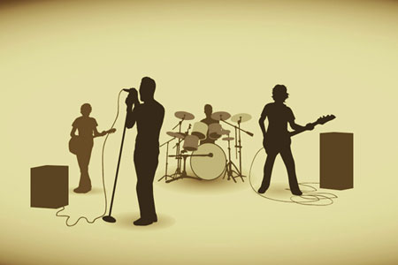 band-silhouette